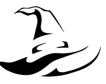 Witches Hat Silhouette SVG File