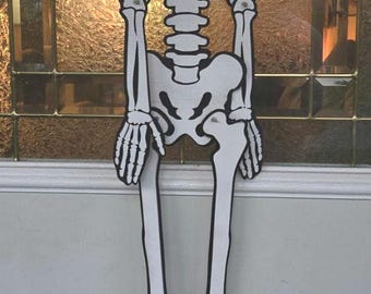 Posable Hanging Skeleton Halloween Decoration SVG File