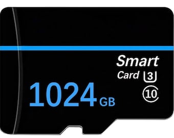 Tarjeta Micro SD de 1 TB: Memoria flash TF de alta velocidad Clase 10
