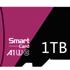 Tarjeta de memoria de 1 TB para tarjetas Micro SD TF Flash Clase 10 de alta velocidad para teléfonos y cámaras.