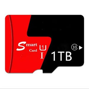 1TB Memory Card For Micro SD TF Flash Card Class 10 High Speed For Phones and Camera Smart Devices S/RED