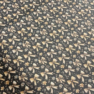 Lazo negro y dorado YARD Cuero, Cuero DIY, cuero sintético, tela de cuero, cuero estampado, láminas de cuero, impresión personalizada