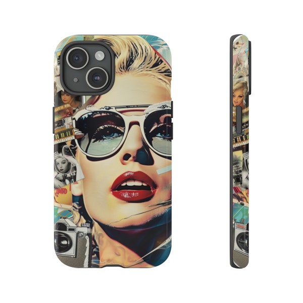 Movie Star, glamour-girl, girl-celebrity, Apple iPhone 15, Samsung Galaxy S10 Plus, gift-for her, Tough Cases