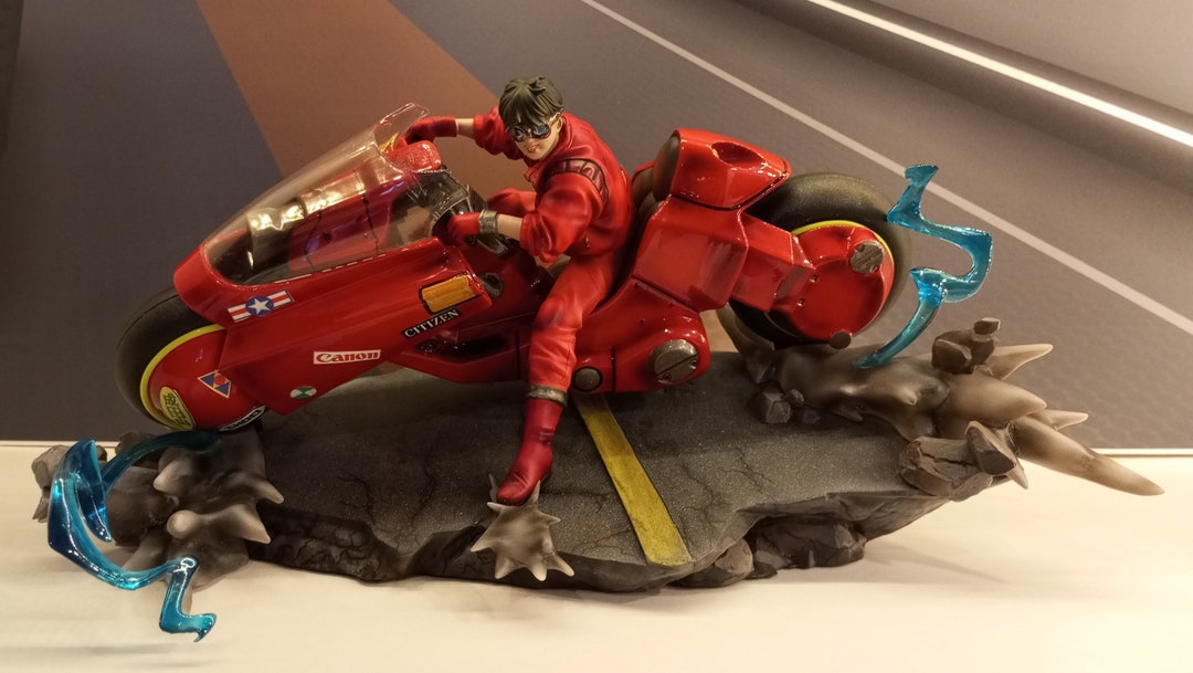 サ*ー様 AKIRA KANEDA ON MOTORCYCLE フィギュア Akira Bike 1/12em (32 Cm) - Etsy