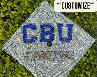 CUSTOM Bling Grad Cap Topper**