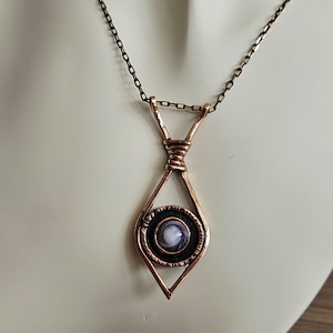 A Gateway to Intuition and Insight - Third Eye Murano Glass Necklace