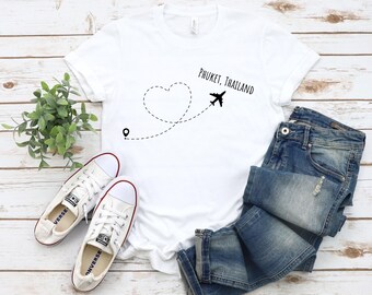 Phuket, Thailand- World Traveler Shirt, Vacation Shirt, Adventure Shirt, Gift For Traveler, Funny Travel Shirt, 2024 Travel Shirt