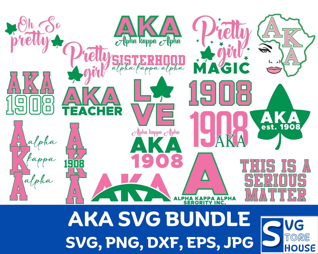 Buy AKA Svg, Alpha Kappa Alpha,aka Png, Aka Letters Svg, Sorority Svg ...