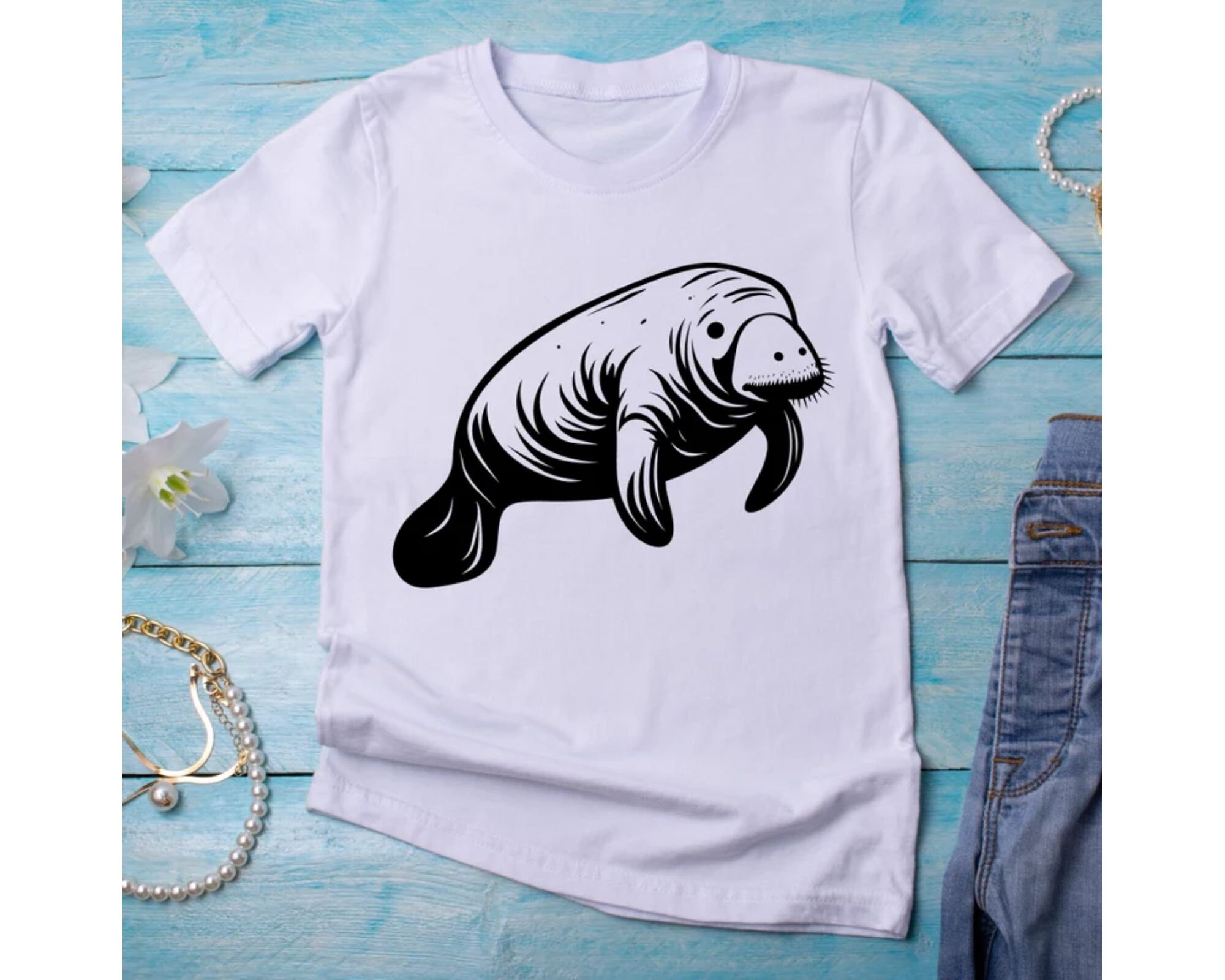 Manatee SVG Bundle, Manatee SVG, Manatee DXF, Manatee Png, Manatee
