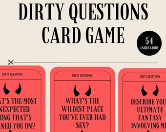 Tarjetas imprimibles con preguntas íntimas y sucias: 54 preguntas provocativas para parejas