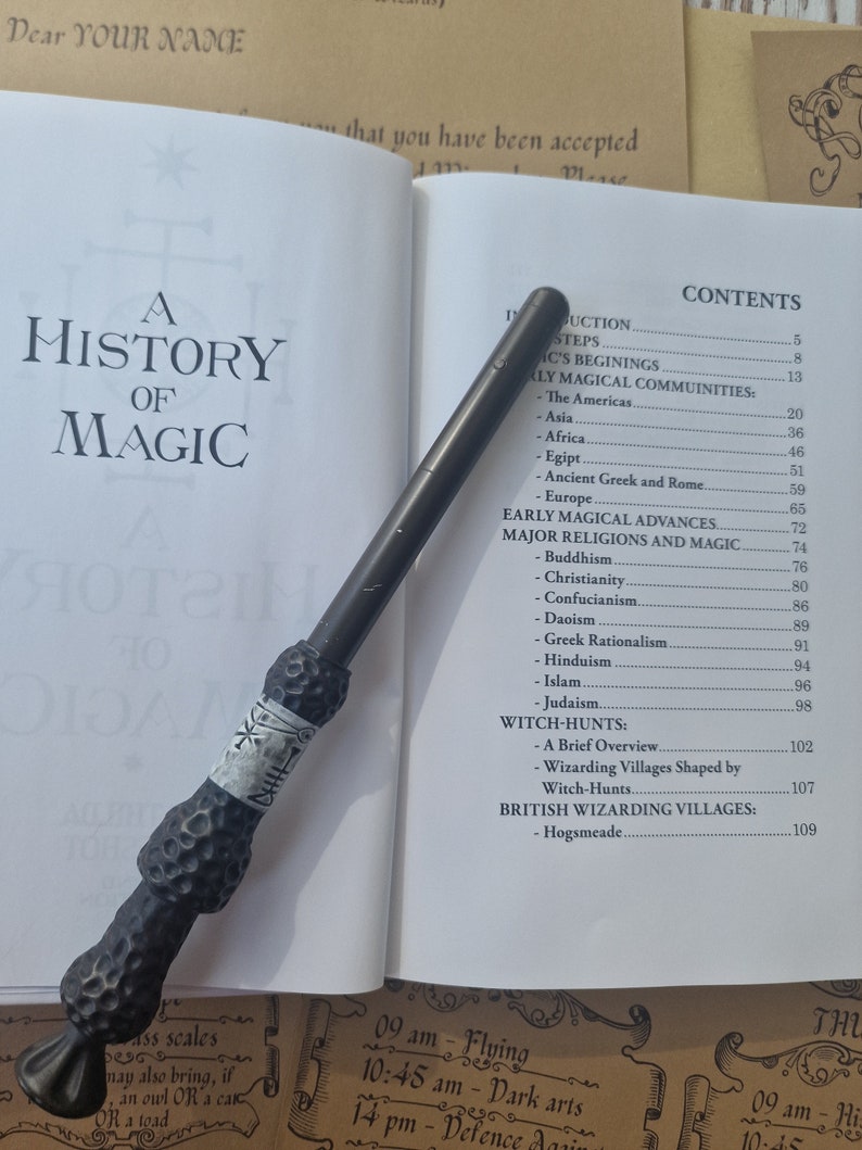 Storia della magia, PROSPERITÀ e BOT, libri HP ispirati ai poster dei fan, HP Wizard School, Harry's Magical World immagine 10
