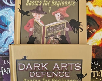 Dark Arts Defenct Teil 1 und Teil 2, Buch wurde von HP-Fans erstellt, ein Lieblingsbuch von Putterman, ein Hardcover-Buch, Grundlagen für unerfahrene Zauberer