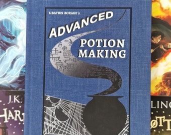 Advanced Potion making Hardcover A5- handmade Hp book, gift for Potterhead, FLOURISH and BOTS