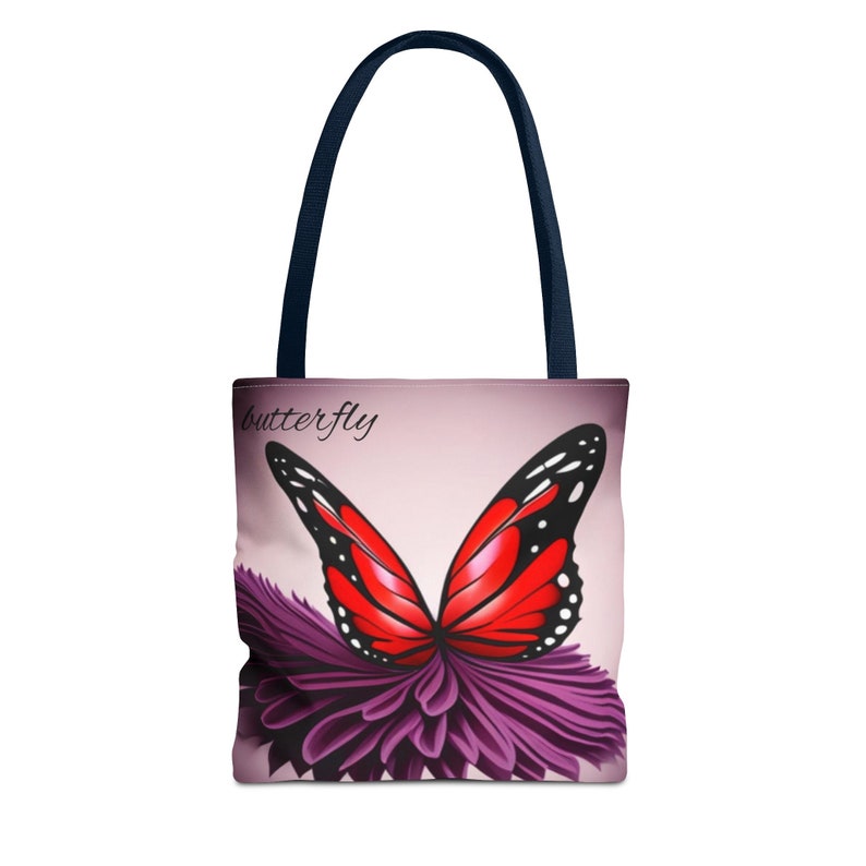 Borsa tote serie Butterfly AOP immagine 5