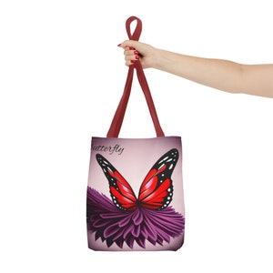 Borsa tote serie Butterfly AOP immagine 8