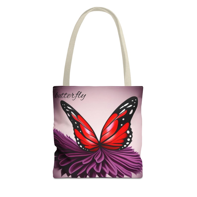 Borsa tote serie Butterfly AOP immagine 4