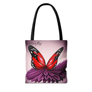 Borsa tote serie Butterfly AOP immagine 9