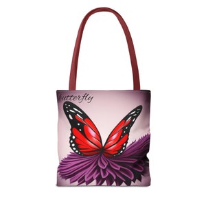 Borsa tote serie Butterfly AOP immagine 6