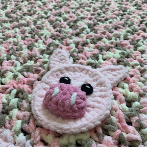 Pig Baby Blanket