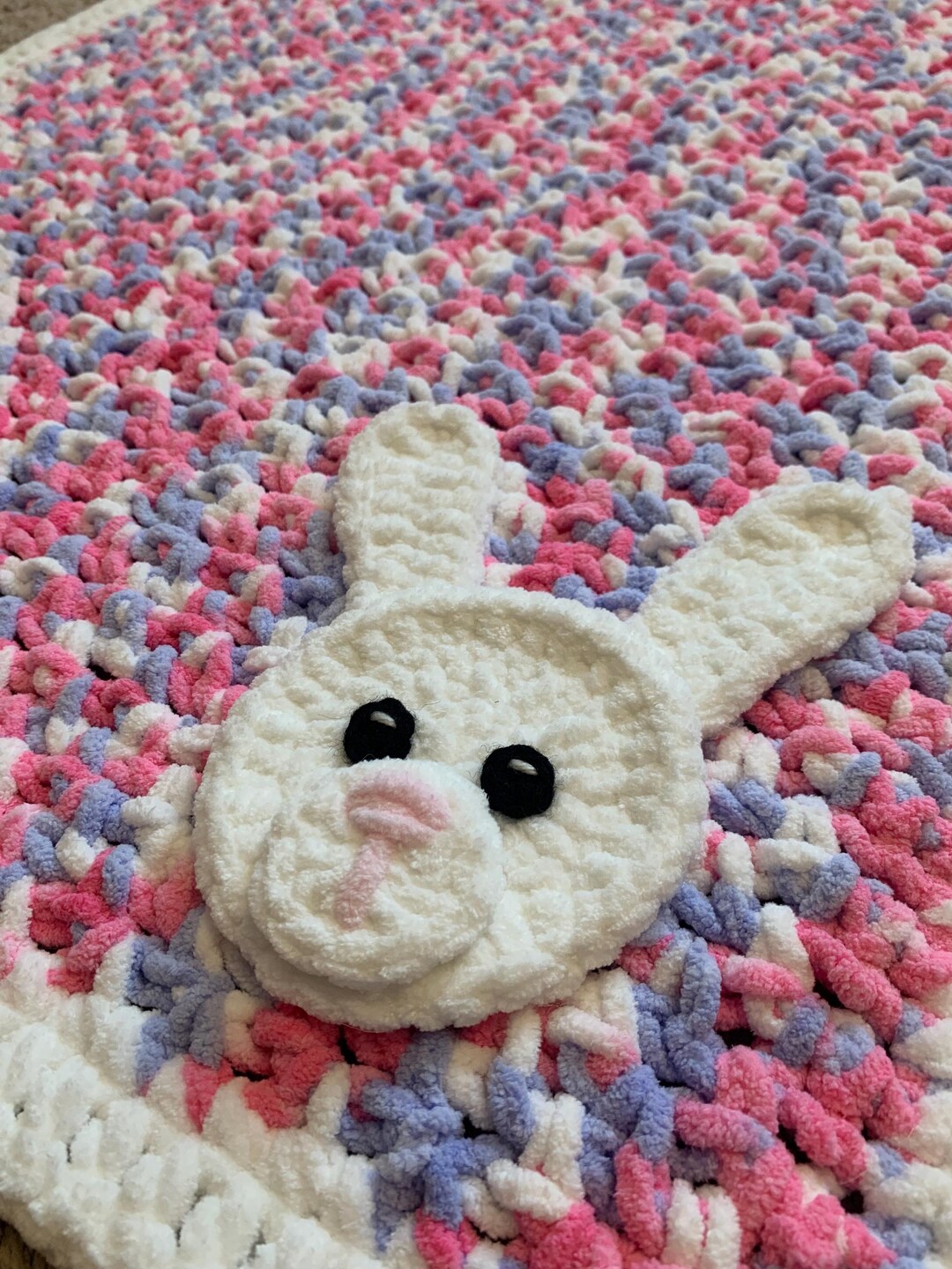 Bunny Baby Blanket - Etsy