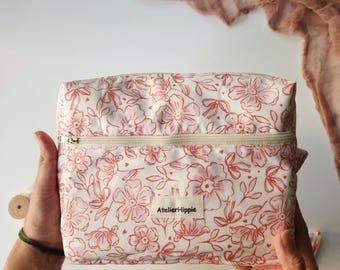 Planner Organizer Pouch: Multi Pocket Fabric Bag for Journals, Stationery & Travel