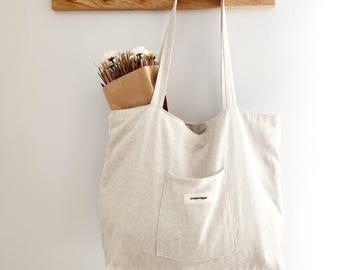 22 Spacious Durable Large Canvas Tote Bag W/Front Pocket Pool Beach Shopping Travel Tote Bag Eco Friendly