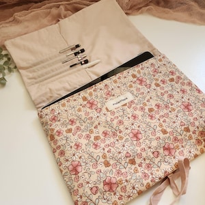 Accessoires de couverture de bible en tissu avec poches : cadeau chrétien pour femme