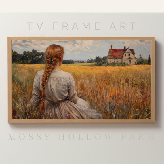 Anne of Green Gables TV Frame Art: Avonlea Farmhouse (Digital Download)