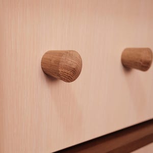 Rustieke natuurlijke houten handgrepen voor dressoirs, dressoirknoppen, houten handgrepen, houten ladegrepen, kastknoppen, ladehandvat, houten ladeknoppen