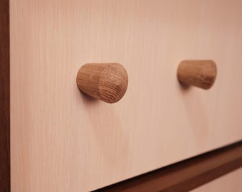 Poignées rustiques en bois naturel pour commodes, boutons de commode, poignées en bois, poignées de tiroir en bois, boutons d'armoire, poignée de tiroir, boutons de tiroir en bois