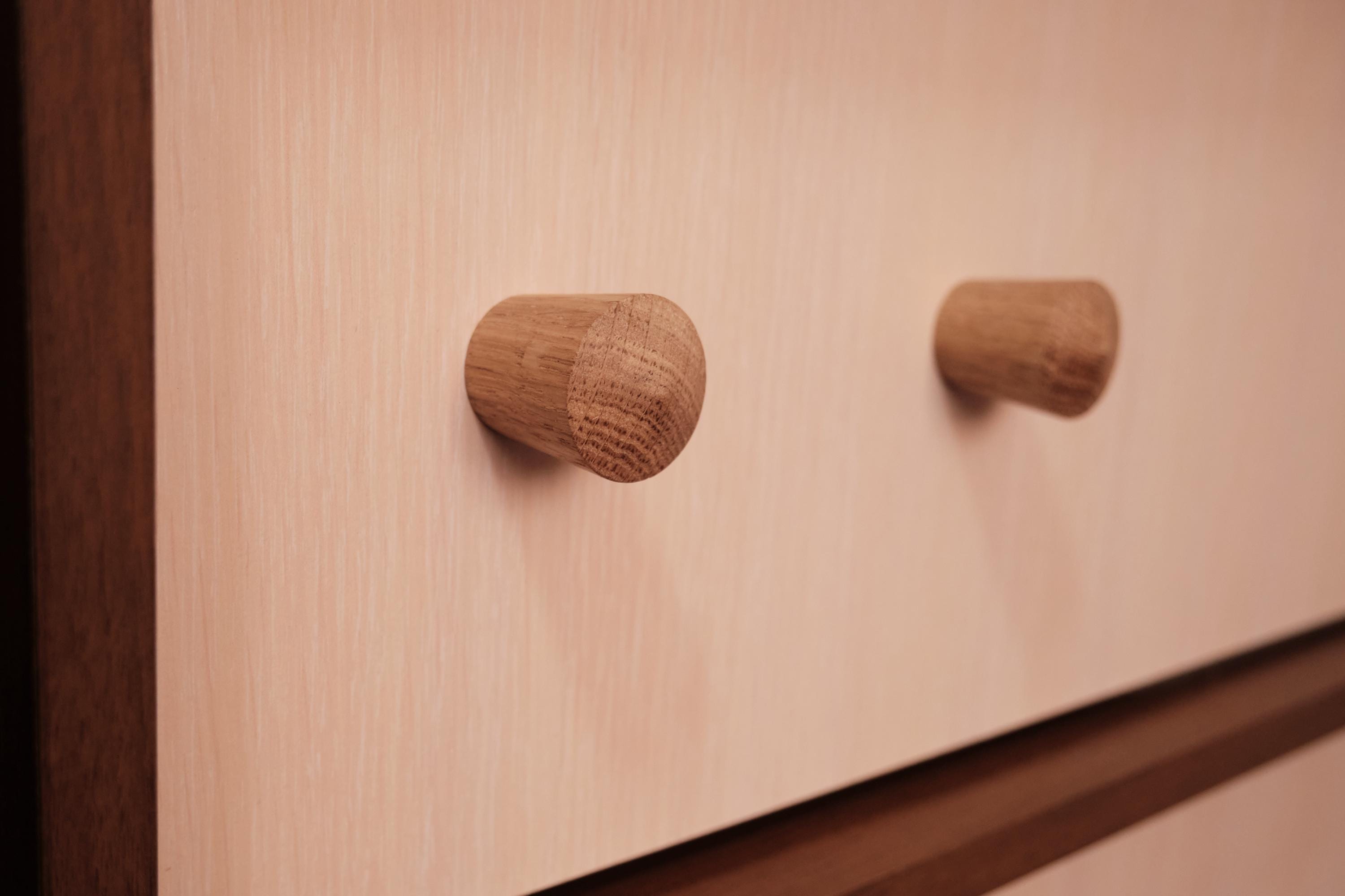 Tiradores rústicos de madera natural para tocadores, tiradores de tocador, tiradores de madera, tiradores de cajones de madera, tiradores de gabinetes