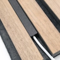 Cable Management Cover for Acoustic Slat Wall | Wire Hider for Wood Panels 10-22mm Gap | Slat Wall Cable Organizer | Studio & Home Office product logo