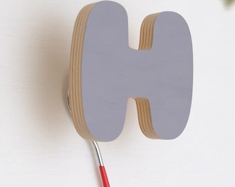 Ganci da parete con lettere in legno, ganci in legno per la stanza dei bambini con il nome, appendiabiti personalizzabile per bambini, decorazioni per la cameretta dei bambini con cartello in legno, saldi del Black Friday