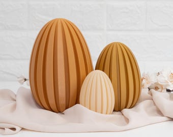 Pastel Easter eggs, 3D printed Easter eggs, modern Easter centerpiece, minimalist Easter decor, Easter table decoration, Easter decor