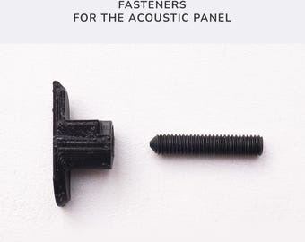 Soporte de gancho 3D + rosca / Gancho para panel acústico / Solución moderna de montaje en pared, Soporte de gancho + rosca Gancho para panel acústico