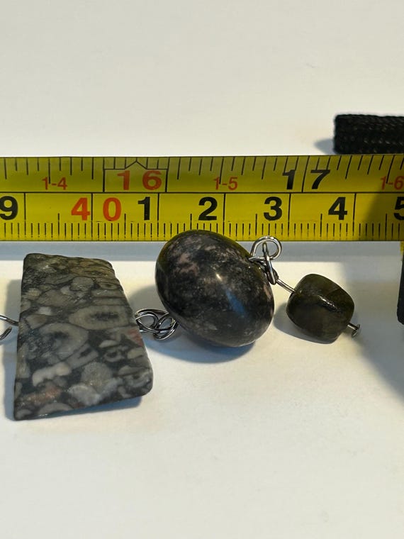 Artisan Multi Stone Crenoid Fossil Petrified Wood… - image 7