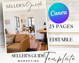 Real Estate Seller's Guide Resource | Real Estate Marketing Resource | Printable Client Resource | Customizable Template | Realtor Marketing