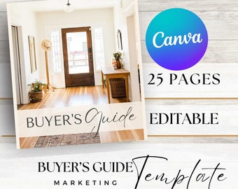 Real Estate Buyer's Guide Resource | Real Estate Marketing Resource | Printable Client Resource | Customizable Template | Realtor Marketing