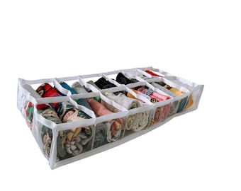 12-Grid Schubladen Organizer: Dessous, Socken, Aufbewahrung für Babykleidung