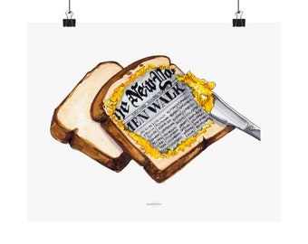 Spread the News Matte Horizontal Poster