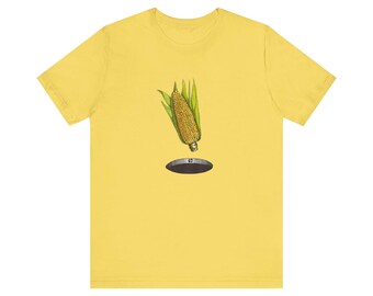 Cornhole Unisex Jersey Short Sleeve Tee Hand Drawn Art T-Shirt