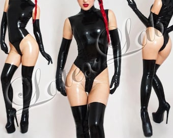 Latex Leotard Catsuit -  with FREE Made to Measure - Custom size bodysuit for men and women