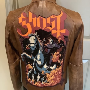 Ghost Upcycled Soft Leather Coat - Women's US Size Large.