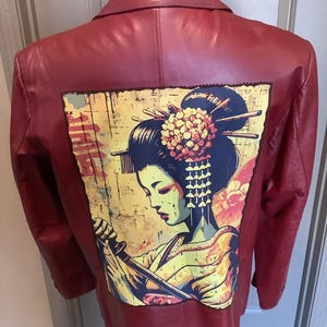 Japan Leather Jacket - Etsy