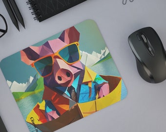 Desk Mouse Pad Wild Boar