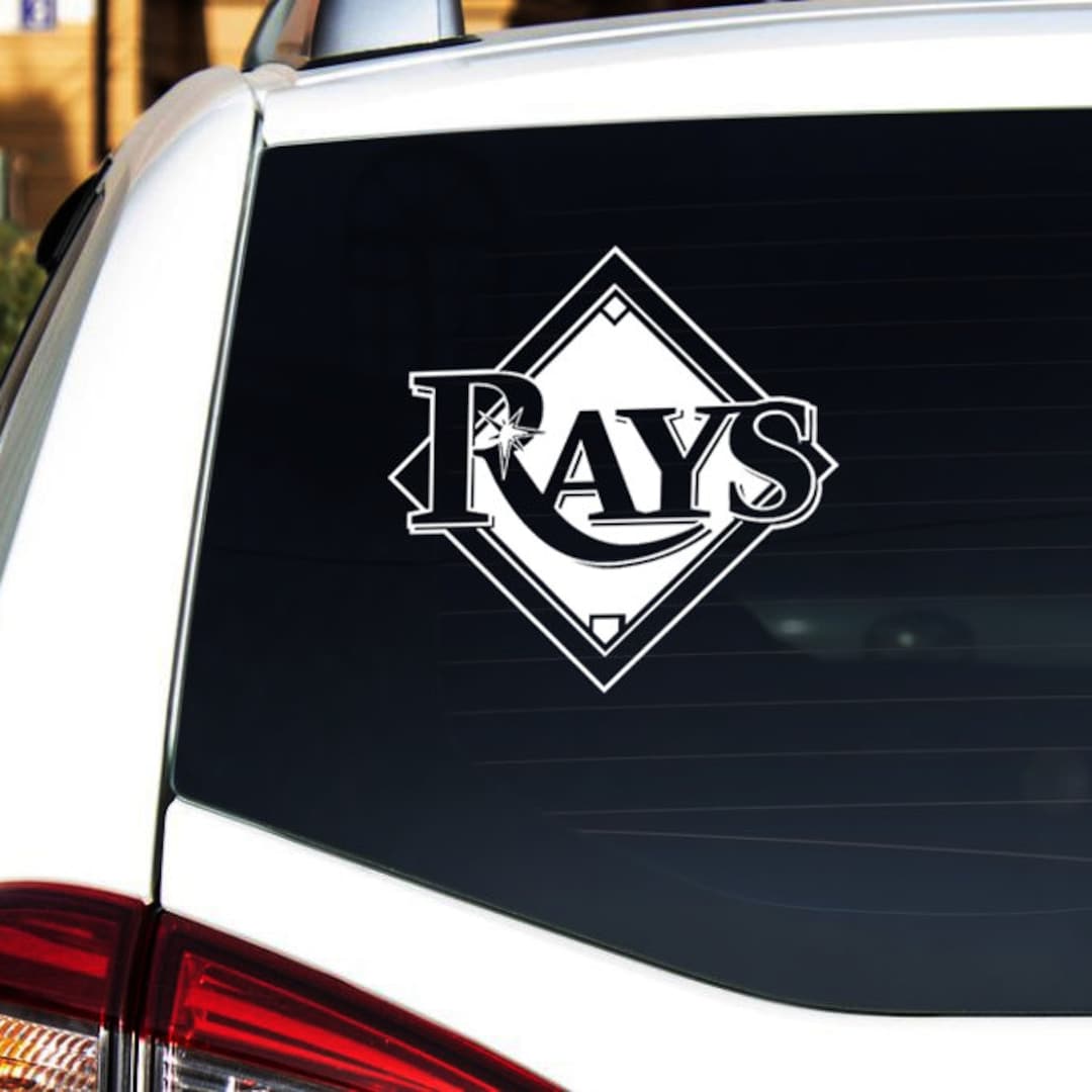 Tampa Bay Rays Logo Vinyl Sticker-5 Size Options-car/truck/laptop ...