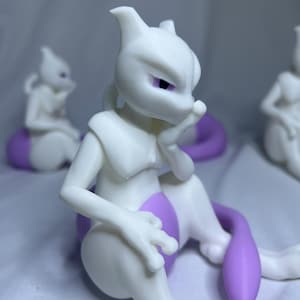 Mewtwo Thinking 3d printed