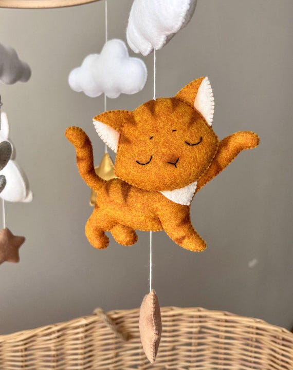 Kitten Felt Pattern DIY Cat Toy Pdf Pattern UK