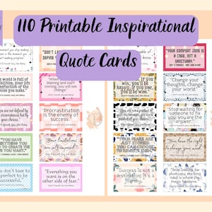 Printable Inspirational Quotes Cards Collage Ephemera Quotes from Books Famous Quotes Digital Quotes Printable Quotes from Literature