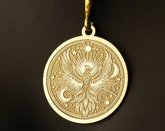 Phoenix Necklace: Rebirth Symbol Pendant